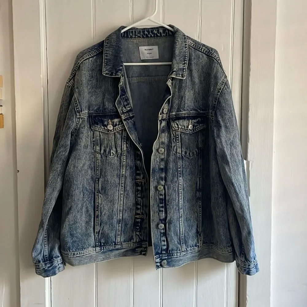 Old Navy Boyfriend Denim Jacket - Picture 1 of 5